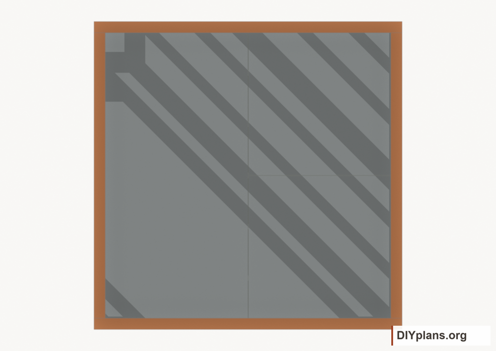 Lap the wall cap plates. Current components orange; earlier work gray.