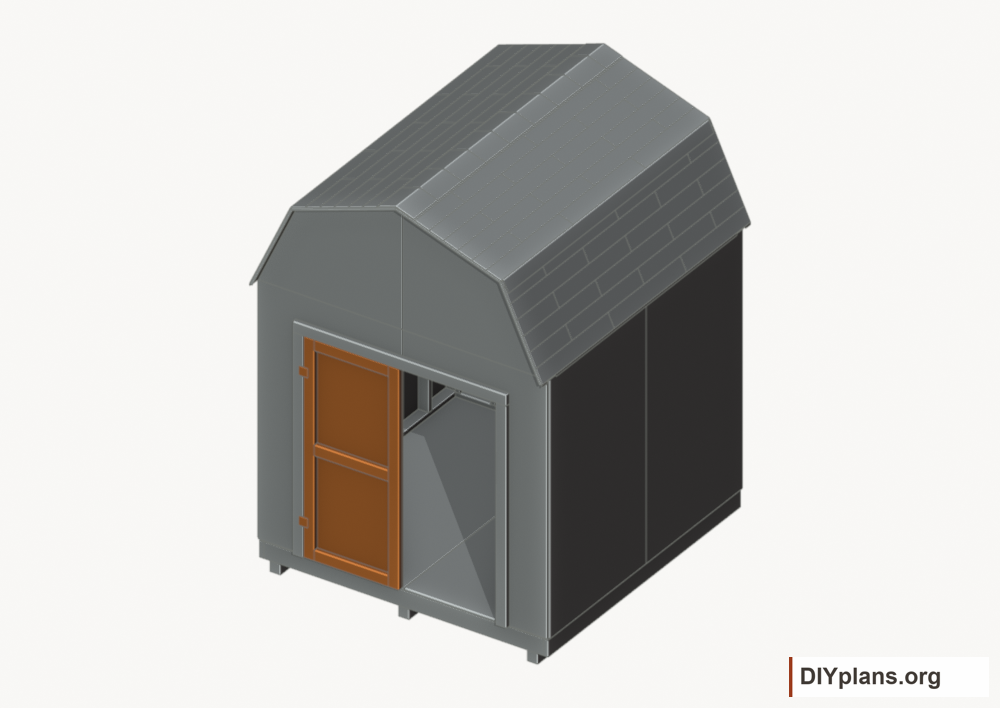 Build and hang the left door. Current components orange; earlier work gray.
