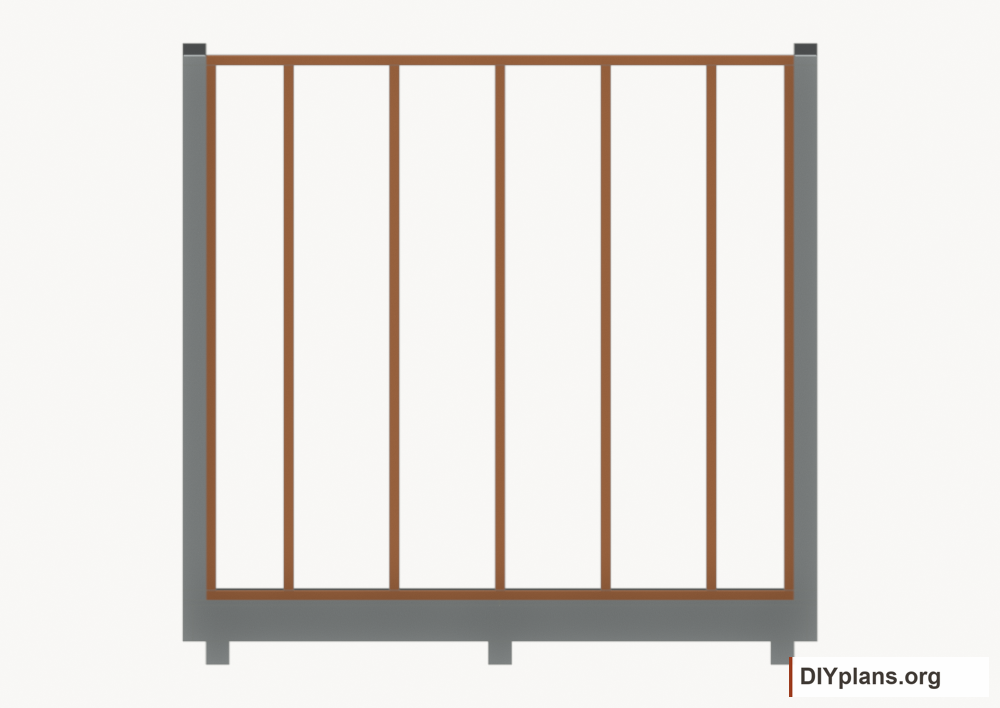 Assemble and raise the rear wall. Current components orange; earlier work gray.