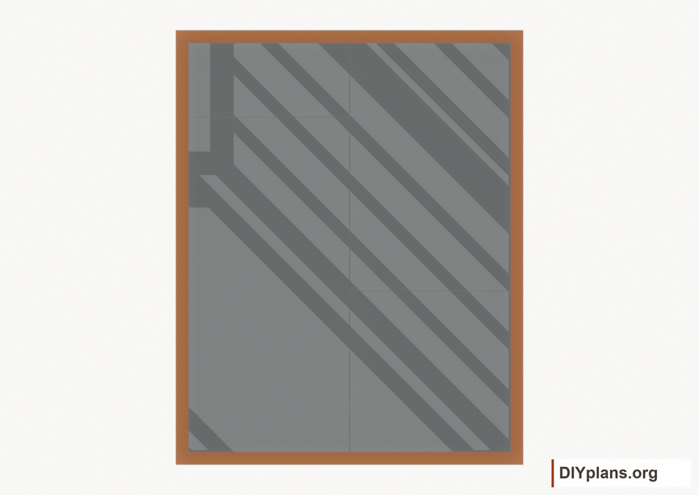 Lap the wall cap plates. Current components orange; earlier work gray.