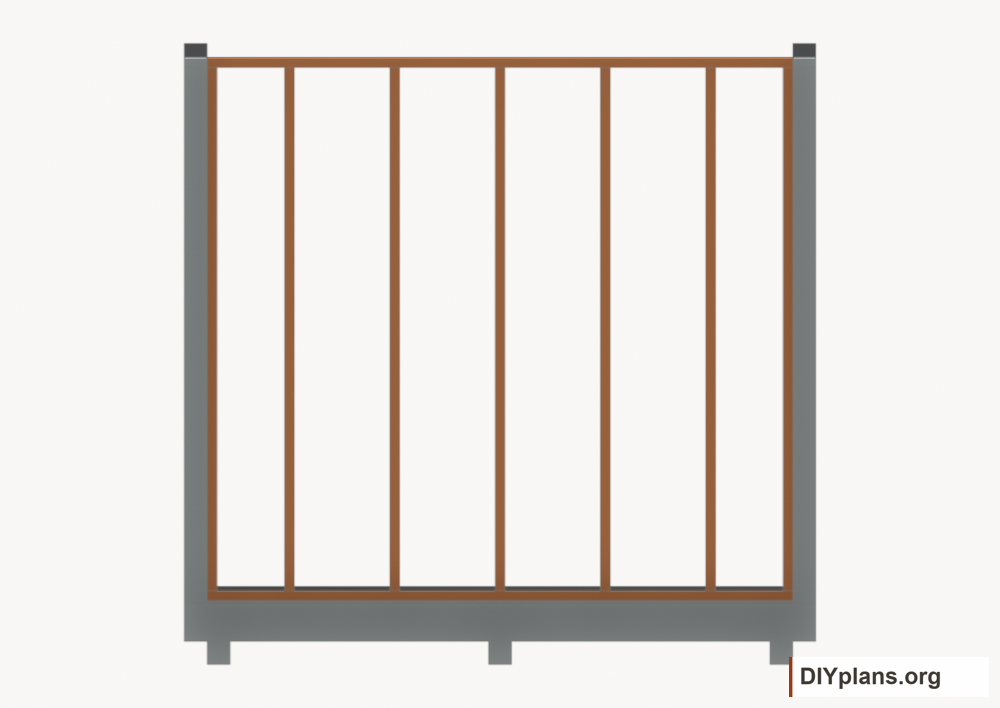 Assemble and raise the rear wall. Current components orange; earlier work gray.