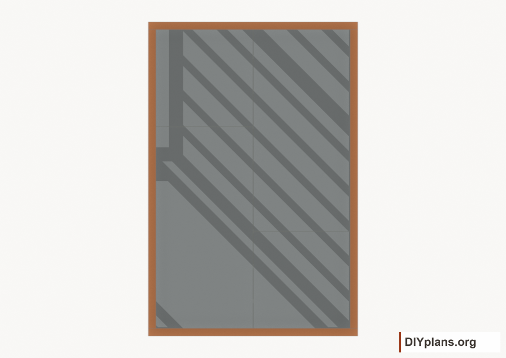 Lap the wall cap plates. Current components orange; earlier work gray.