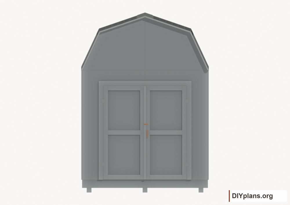Fit the pull and latch. Current components orange; earlier work gray.