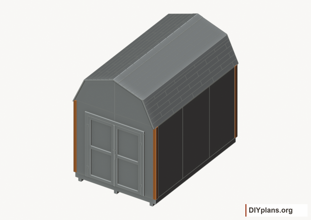 Fit the corner trim. Current components orange; earlier work gray.