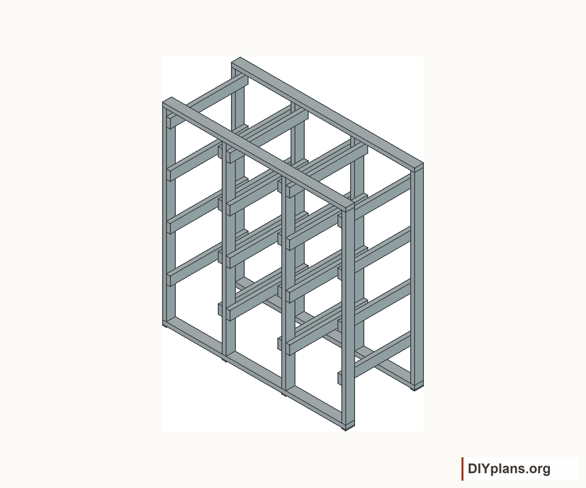 Level the empty rack.