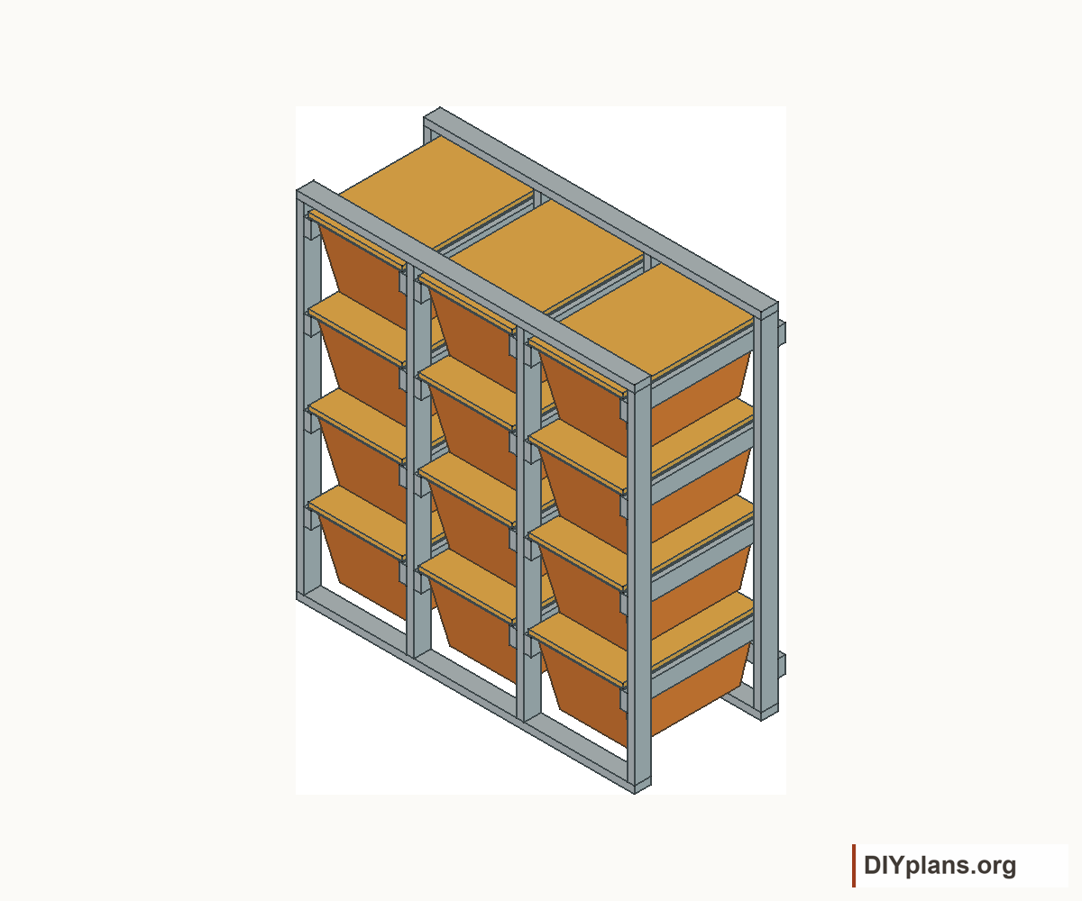 Load and inspect the rack.