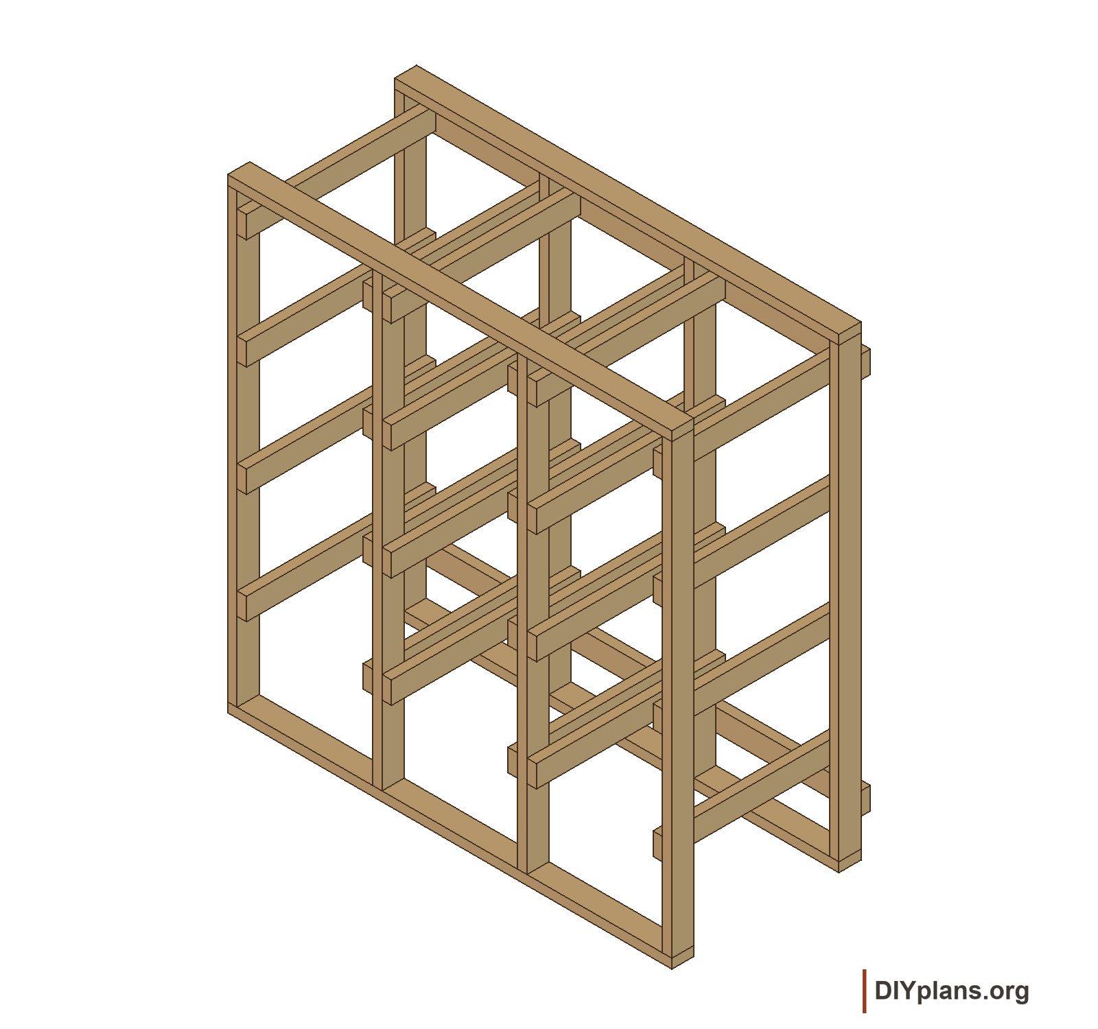 Native CAD of the lip-supported frame. Width uses an 18-1/2-inch reference runner gap; fit your tote first.
