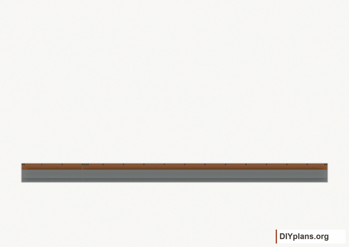 Assemble and raise the left wall. Current components orange; earlier work gray. Movement.
