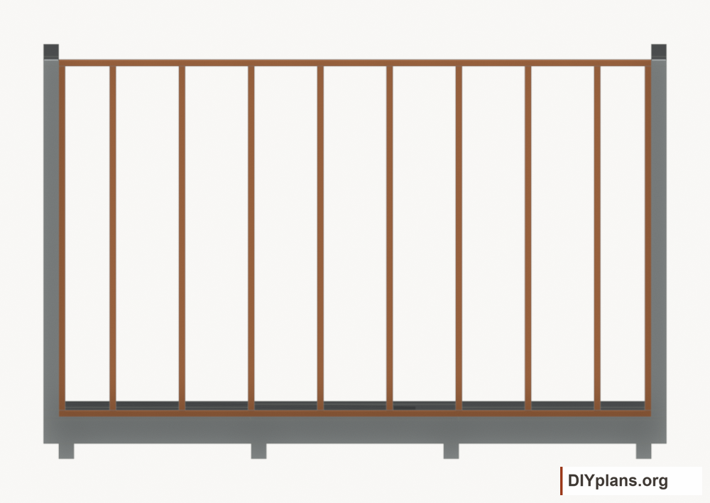 Assemble and raise the rear wall. Current components orange; earlier work gray.