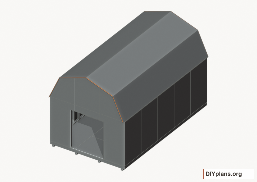 Fit the rake drip edges. Current components orange; earlier work gray.