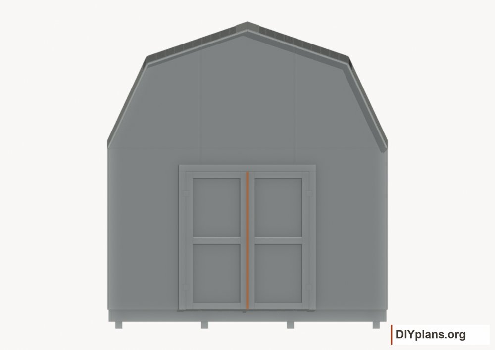 Fit the door meeting strip. Current components orange; earlier work gray.