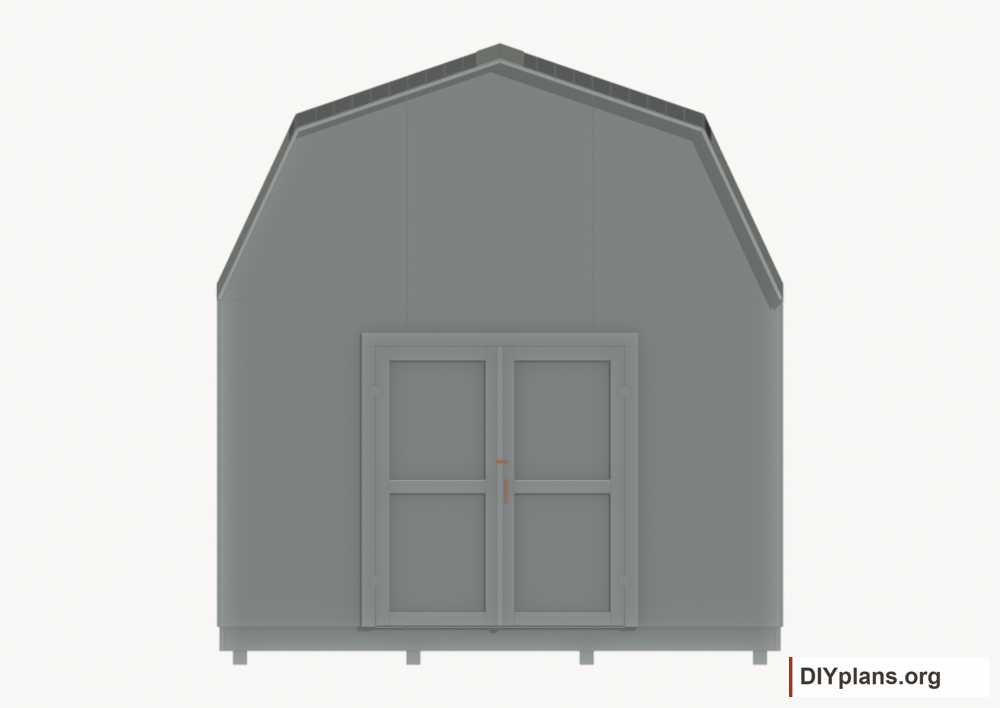 Fit the pull and latch. Current components orange; earlier work gray.