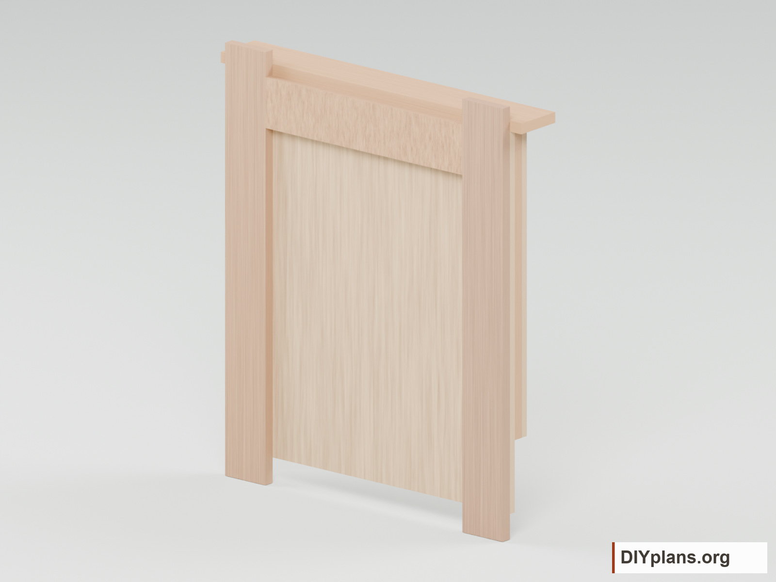 Small economy bat house rear mounting view.