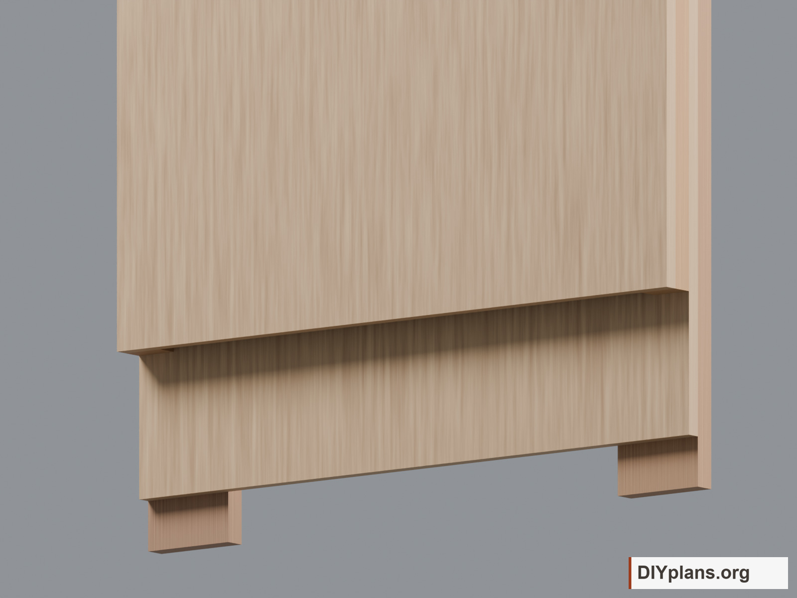 Small economy bat house entrance and joinery detail.