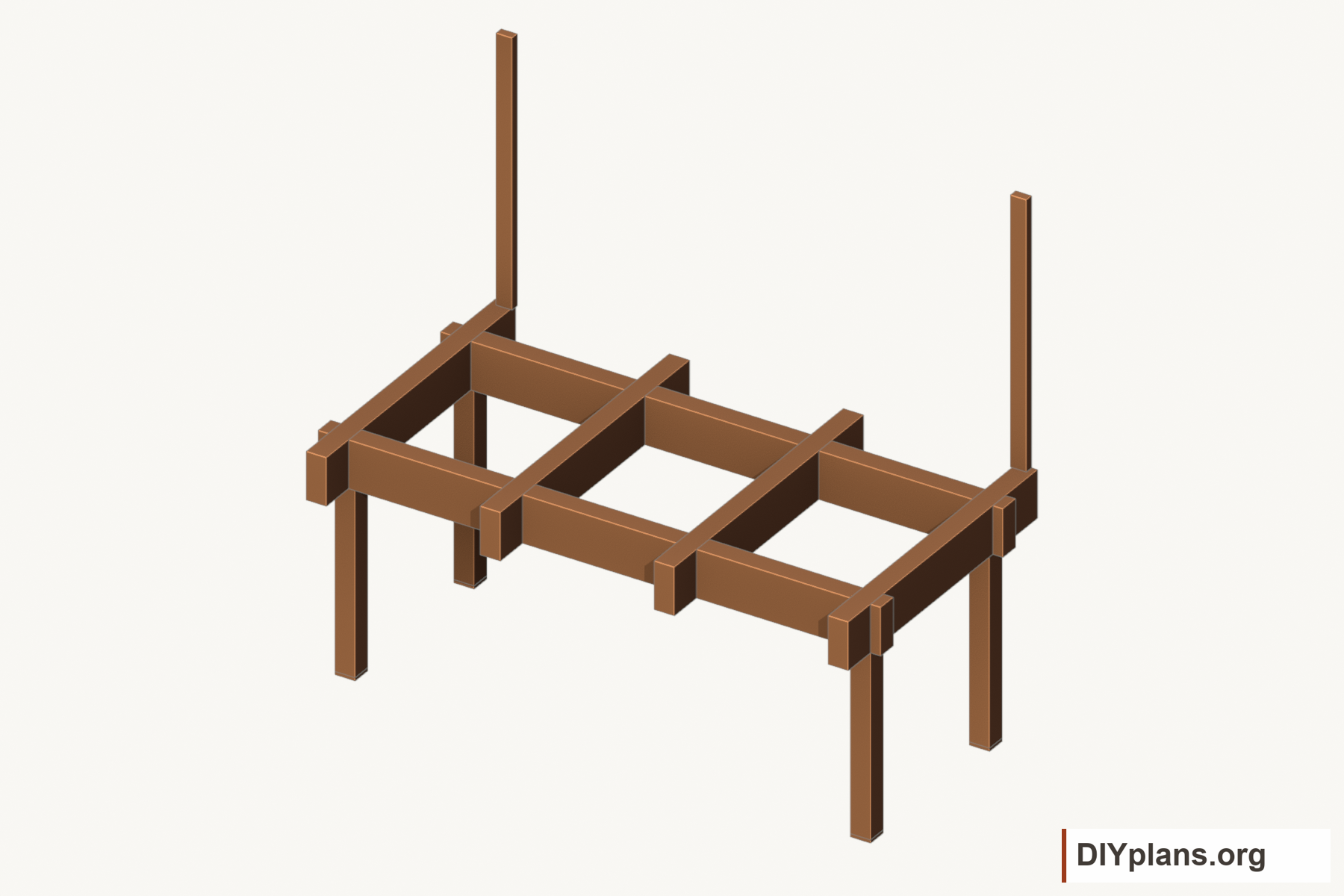 Independent cleaning-step frame.