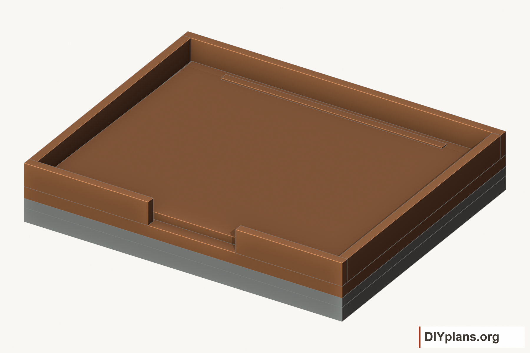 Build the slab and drain base.