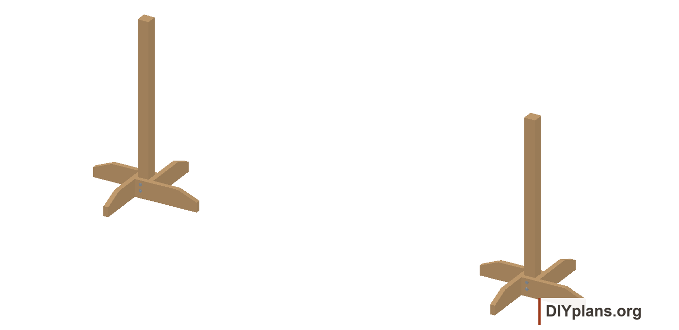 Both natural rail standards with every pole removed