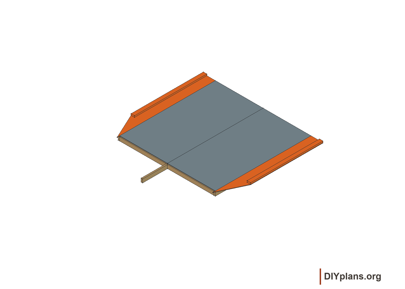 Wing panels extend the back wall to both corners.