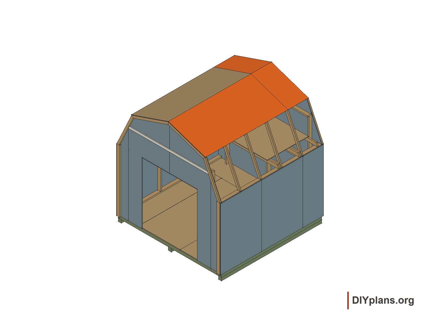 Roof upper panels.
