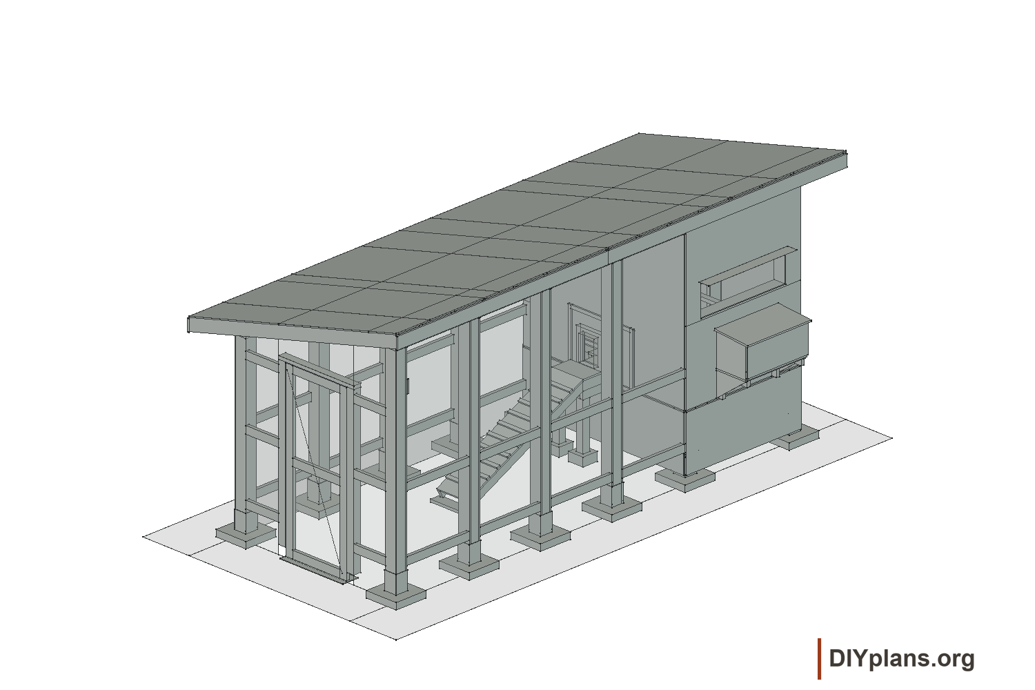 Check the finished coop
