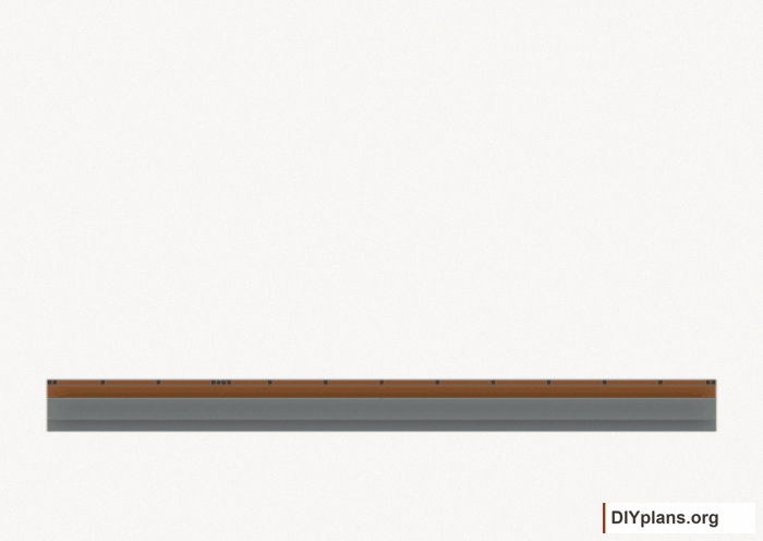 Assemble and raise the left wall. Current components orange; earlier work gray. Movement.