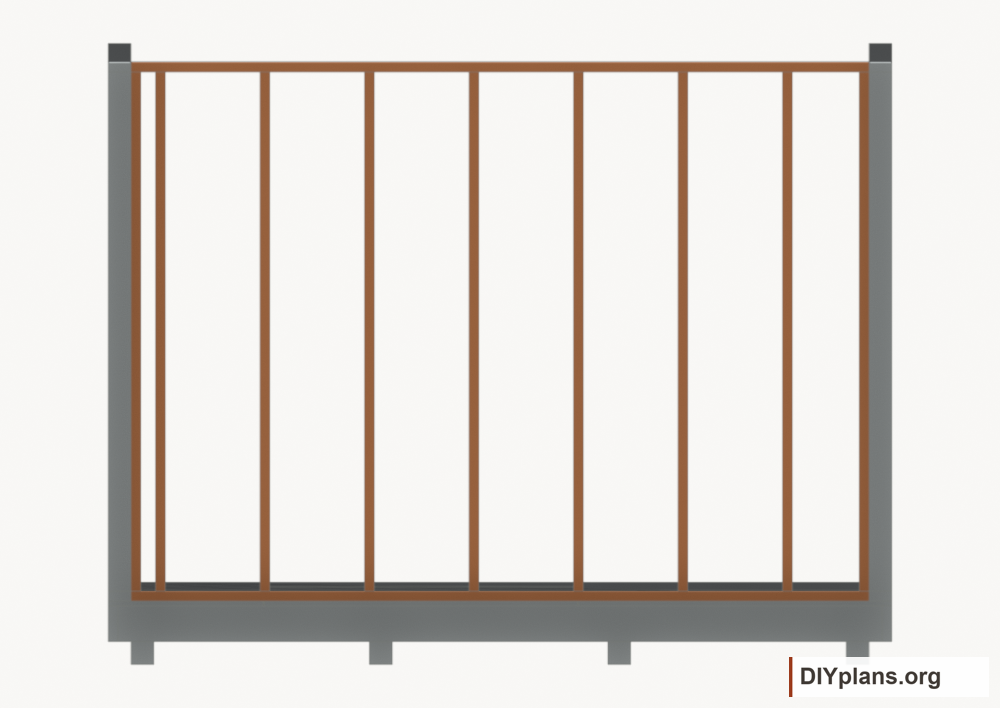 Assemble and raise the rear wall. Current components orange; earlier work gray.