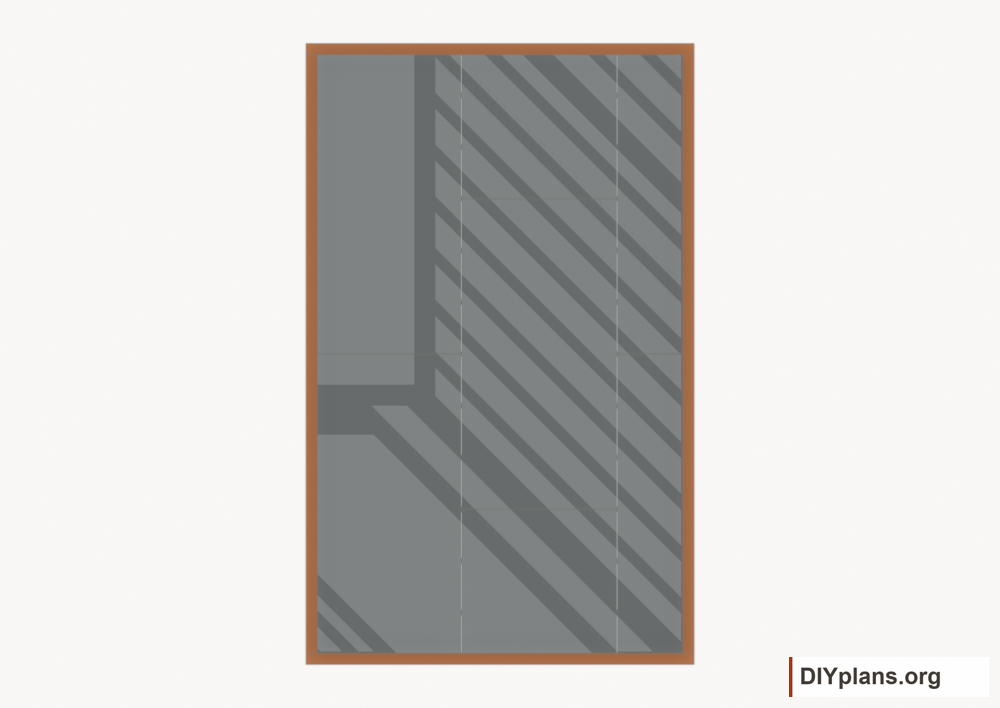 Lap the wall cap plates. Current components orange; earlier work gray.