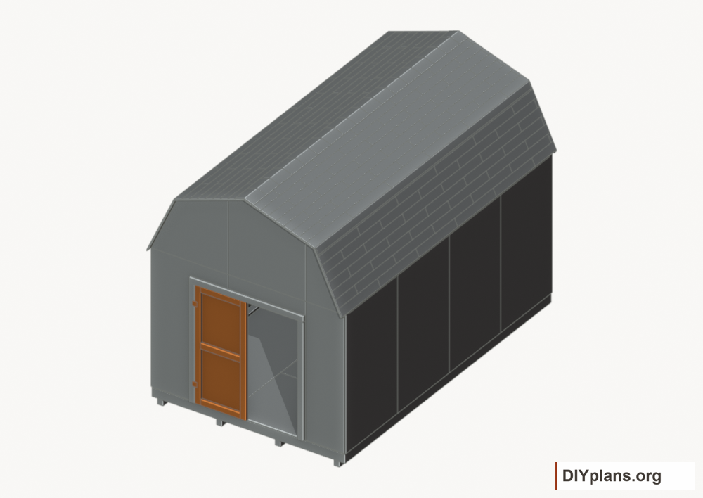 Build and hang the left door. Current components orange; earlier work gray.