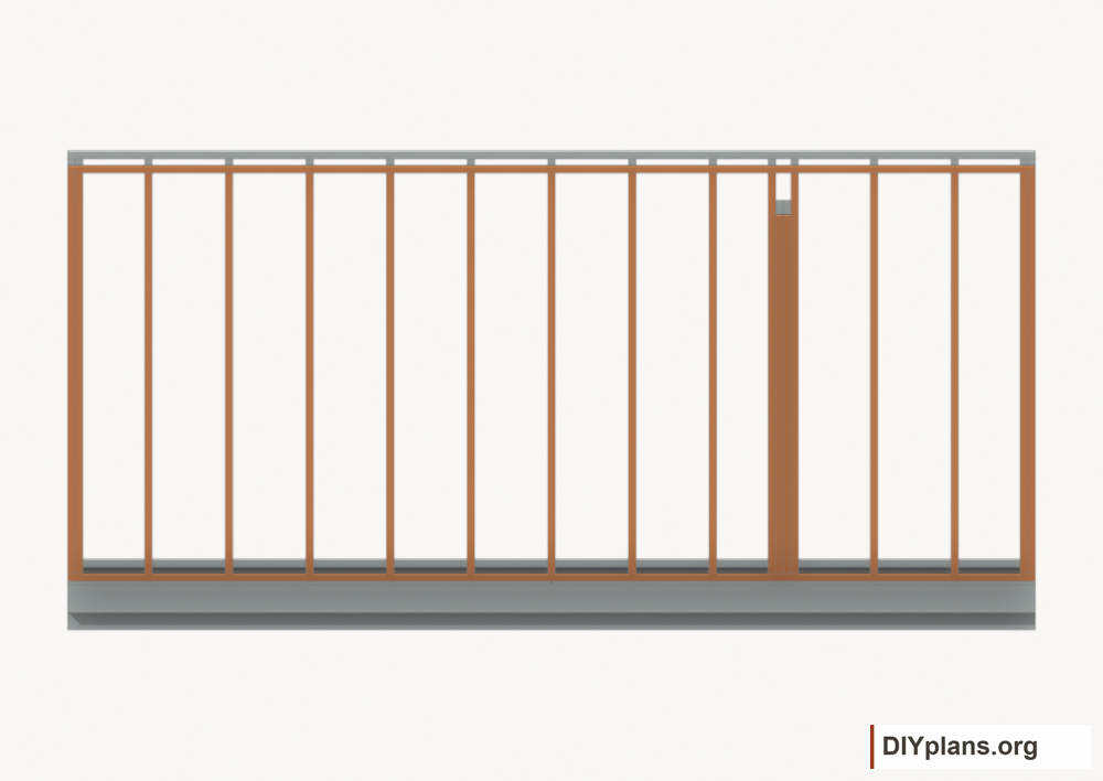 Assemble and raise the right wall. Current components orange; earlier work gray.