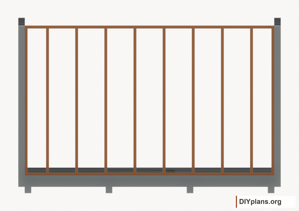 Assemble and raise the rear wall. Current components orange; earlier work gray.