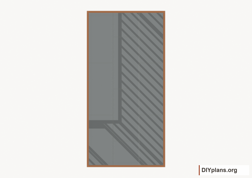 Lap the wall cap plates. Current components orange; earlier work gray.