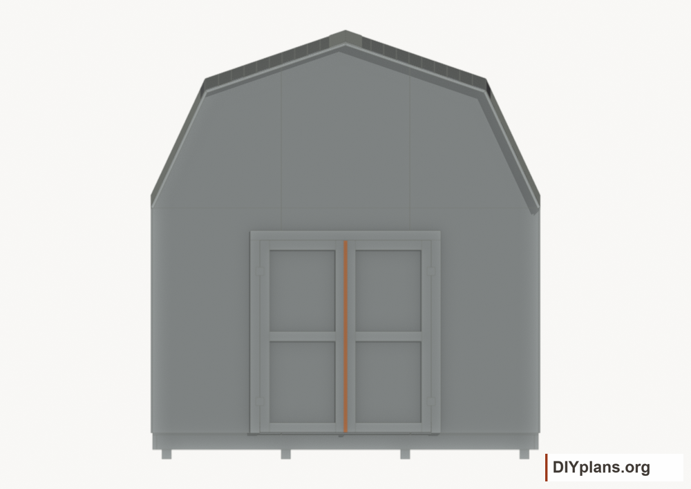 Fit the door meeting strip. Current components orange; earlier work gray.