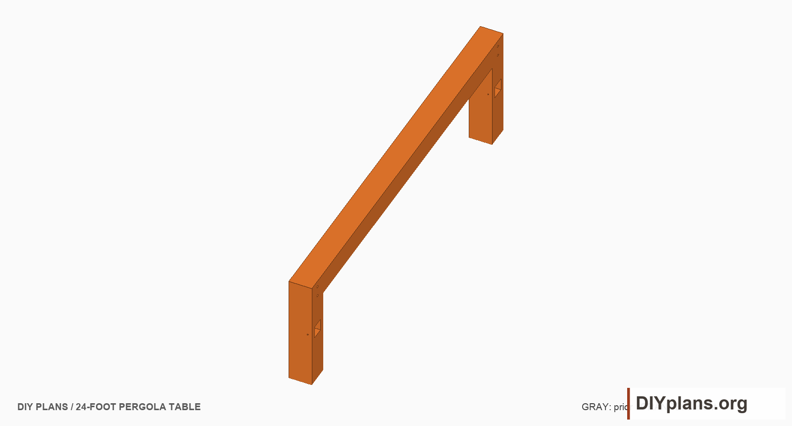 Complementary laps join two legs to each crossbar.