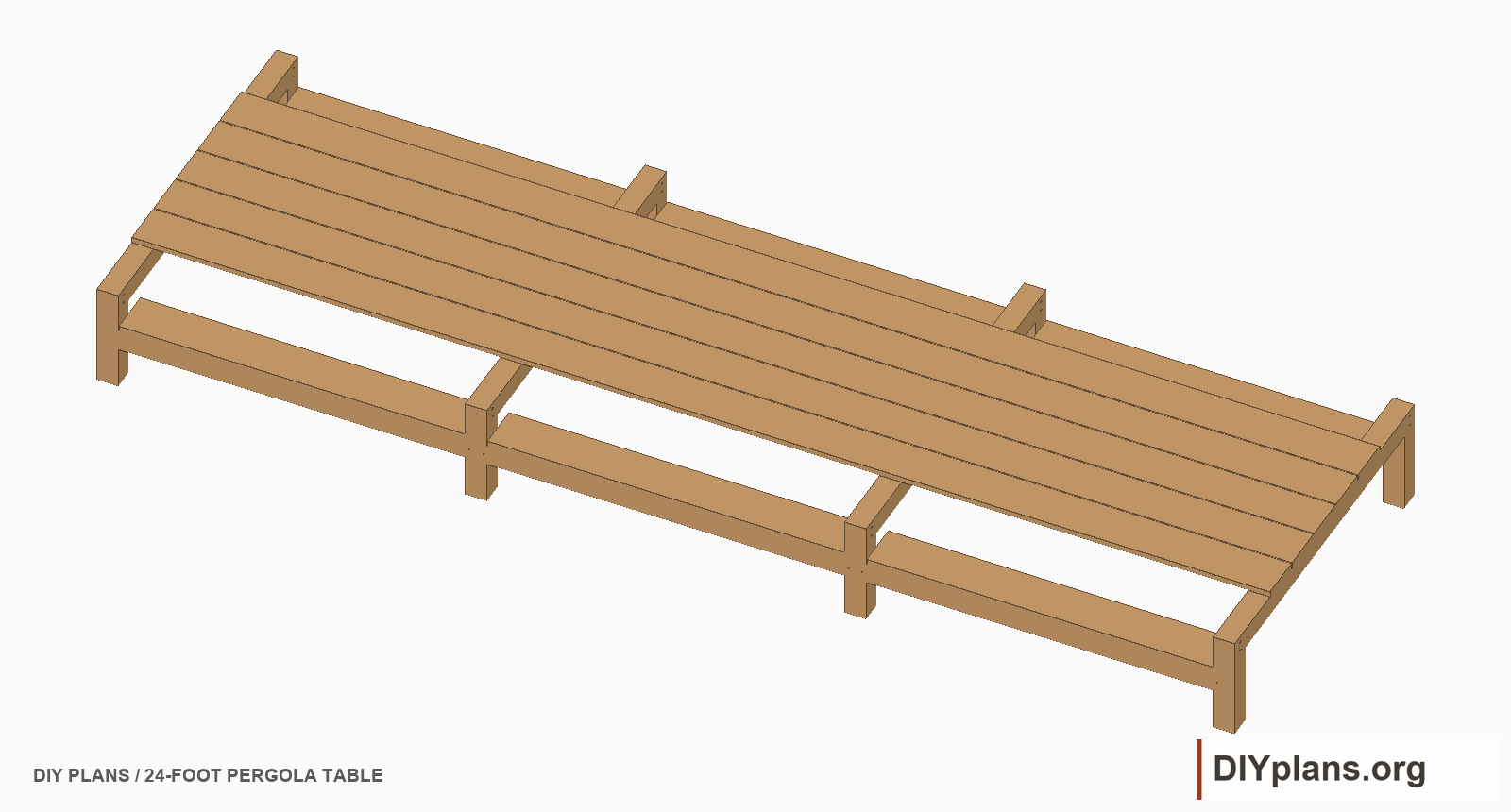 Completed table geometry; finish and inspect every joint.
